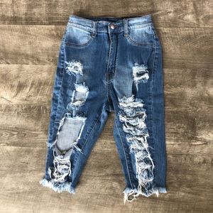 Fashion Nova jeans shorts New with tag
